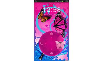 GO Locker Theme Butterfly Blue for Android - Download the APK from Habererciyes